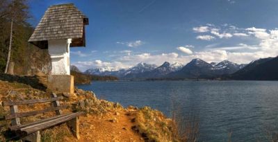 Romantický pohled na Wolfgangsee