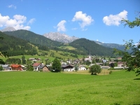 městečko St. Martin v létě